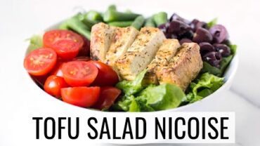VIDEO: TOFU SALAD NICOISE | healthy lunch idea | #SALADWEEK