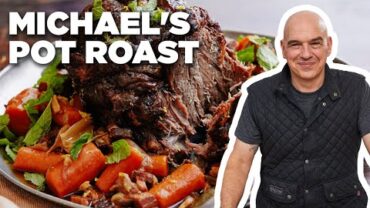 VIDEO: Michael Symon’s Pot Roast with Carrots, Shallots, Mint and Lemon | Food Network