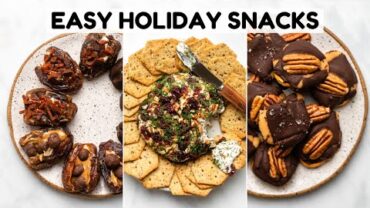 VIDEO: Vegan Holiday Snacks | EASY AF!