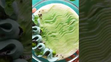 VIDEO: Green Mint Cake Recipe #Shorts
