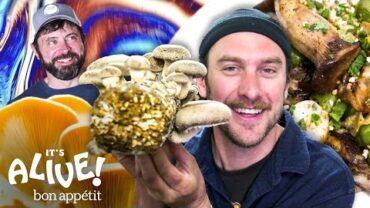 VIDEO: Brad Makes Smoked Mushrooms | It’s Alive | Bon Appétit