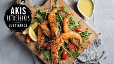 VIDEO: Grilled Shrimp Skewers with Lemon Vinaigrette | Akis Petretzikis