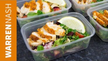 VIDEO: Meal Prep Chicken Salads – Tasty Lunches for the Week – Recipes by Warren Nash