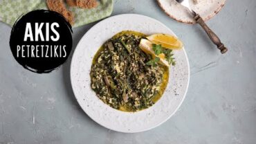 VIDEO: Greek Spinach and Rice – Spanakorizo | Akis Petretzikis