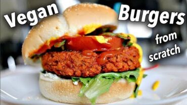 VIDEO: HOW TO MAKE VEGAN BURGERS FROM SCRATCH when you’re a noob