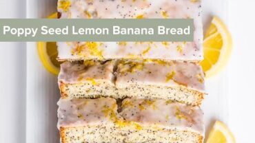 VIDEO: Poppy Seed Lemon Banana Bread #shorts