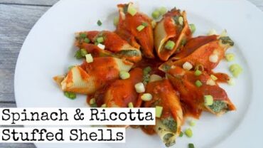 VIDEO: Spinach and Ricotta Stuffed Shells | Vegan