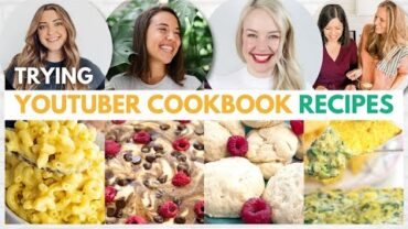 VIDEO: Trying VEGAN YOUTUBERS’ Cookbook Recipes!