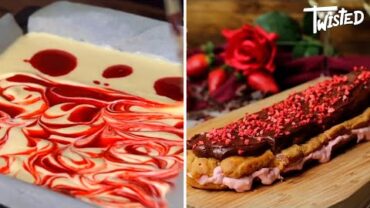 VIDEO: 3 Insane Strawberry Desserts | Twisted | Strawberry Eclairs YUM!