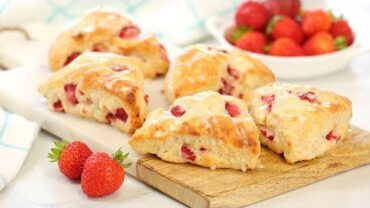 VIDEO: Strawberry Scones | Easy + Delicious Summer Baking
