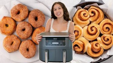 VIDEO: 3 Easy Air Fryer Desserts You Need To Try! 🍩🍪