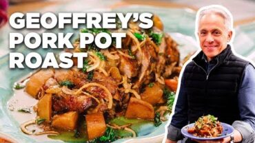 VIDEO: Pork Shoulder Pot Roast with Geoffrey Zakarian | The Kitchen | Food Network