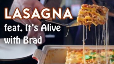 VIDEO: Binging with Babish: Lasagna from Garfield (feat. It’s Alive with Brad)
