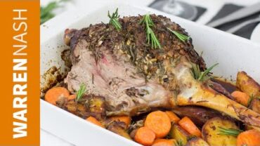 VIDEO: How to cook a Leg of Lamb – 60 Second Video – Recipes by Warren Nash