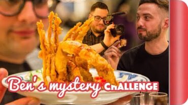 VIDEO: £45 Mystery Night Food Challenge – Pigs on Sticks & Improv?!? | Sorted Food