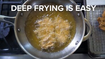 VIDEO: Deep Frying at Home is a GREAT IDEA | A response to Adam Ragusea