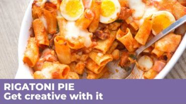 VIDEO: How to bake a tasty and crunchy RIGATONI PIE – Original Italian recipe