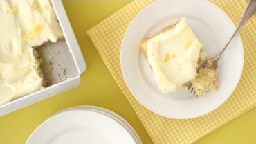 VIDEO: Vanilla Sheet Cake – Everyday Food with Sarah Carey