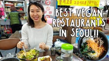 VIDEO: BEST VEGAN RESTAURANTS IN SEOUL, KOREA!! 서울 최고의 비건 레스토랑