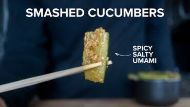 VIDEO: The Smashed Cucumber Pickles from Japan everyone should try.