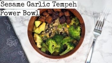 VIDEO: Sesame Ginger Tempeh| Vegan Power Bowl