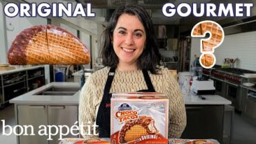 VIDEO: Pastry Chef Attempts to Make Gourmet Choco Tacos Part 1 | Gourmet Makes | Bon Appétit