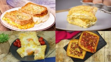 VIDEO: 4 Tasty, easy and quick recipes you can make with eggs!