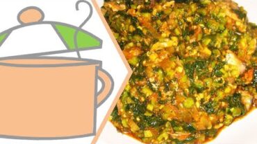 VIDEO: Nigerian Okra Soup with Ogbono | Flo Chinyere