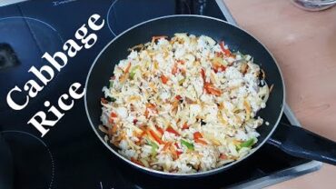 VIDEO: Cabbage Fried Rice | All Nigerian Recipes | Flo Chinyere