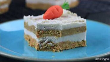 VIDEO: No-Bake Carrot Cake Bars (Vegan, Gluten-Free)