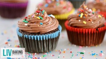 VIDEO: Simple Gluten-Free Chocolate Cupcakes | Liv Baking