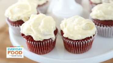 VIDEO: Red Velvet Cupcakes – Everyday Food with Sarah Carey