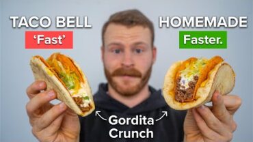 VIDEO: Can I make Taco Bell’s Cheesy Gordita Crunch faster than ordering one?
