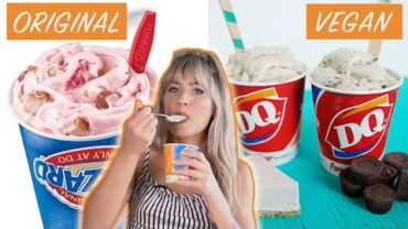 VIDEO: MAKING A DAIRY QUEEN BLIZZARD VEGAN | DQ Cheesecake Blizzard | Reeses Blizzard | The Edgy Veg