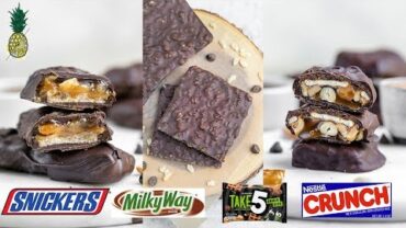 VIDEO: Homemade Vegan Candy Bars | Snickers, Take 5 and more!