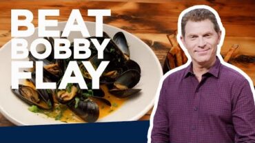 VIDEO: Bobby Flay Makes Mussels and Fries | Beat Bobby Flay | Food Network