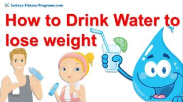 VIDEO: Drinking Water To Lose Weight, The Water Diet !!!