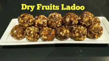 VIDEO: dry fruits ladoo recipe | Healthy Ladoo | Sugar free Ladoo | Dates Laddu | Dry Fruits and Nuts Ladoo
