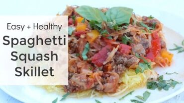 VIDEO: Spaghetti Squash Recipe | Simple Skillet Meal