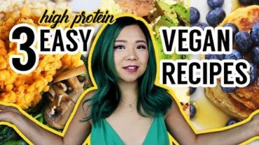 VIDEO: WHAT I ATE IN A DAY VEGAN (easy high protein recipes)