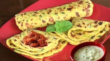 VIDEO: How to make Quick No Stuff Aloo Paratha | Indian Flat Potato Bread Video Recipe by Bhavna