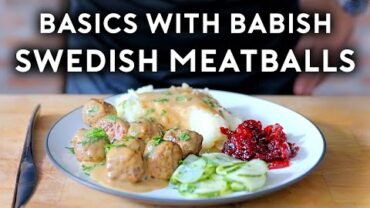 VIDEO: Swedish Meatballs & Mulled Wine | Basics with Babish