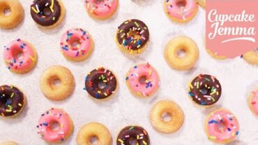 VIDEO: How To Make Mini Baked Donuts | Cupcake Jemma