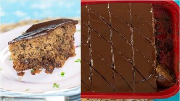 VIDEO: A Moist & Delicious Holiday Cake: Greek Chocolate Walnut Cake Karidopita me Sokolata