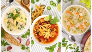 VIDEO: Chicken Soup – 3 Delicious Ways | Fall Recipes | Quick + Easy