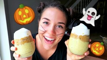 VIDEO: DIY CANDY CORN PARFAITS || Vegan Halloween Recipe Collab