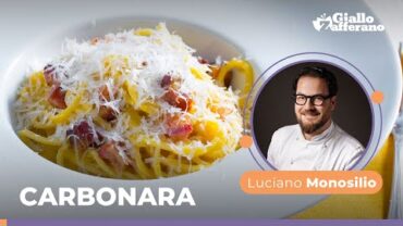VIDEO: CARBONARA: the TRADITIONAL ITALIAN Recipe by Chef Luciano Monosilio😋😍🥓💛🍴