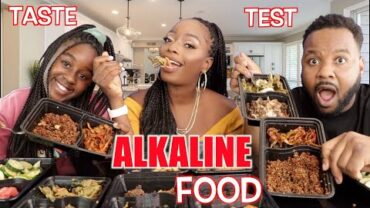 VIDEO: ALKALINE PLANT BASED FOOD TASTE TEST | MUKBANG