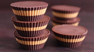 VIDEO: Easy Chocolate Peanut Butter Cups Recipe (Healthy & Vegan)