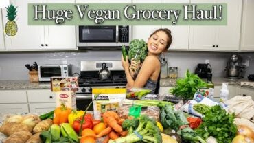VIDEO: Huge Vegan Grocery Haul and Easy Recipe Ideas!